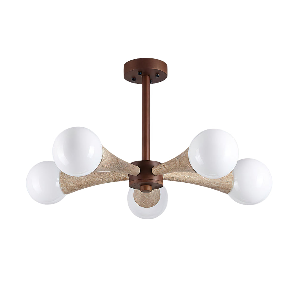 Heldeza Natural Stone Ceiling Light