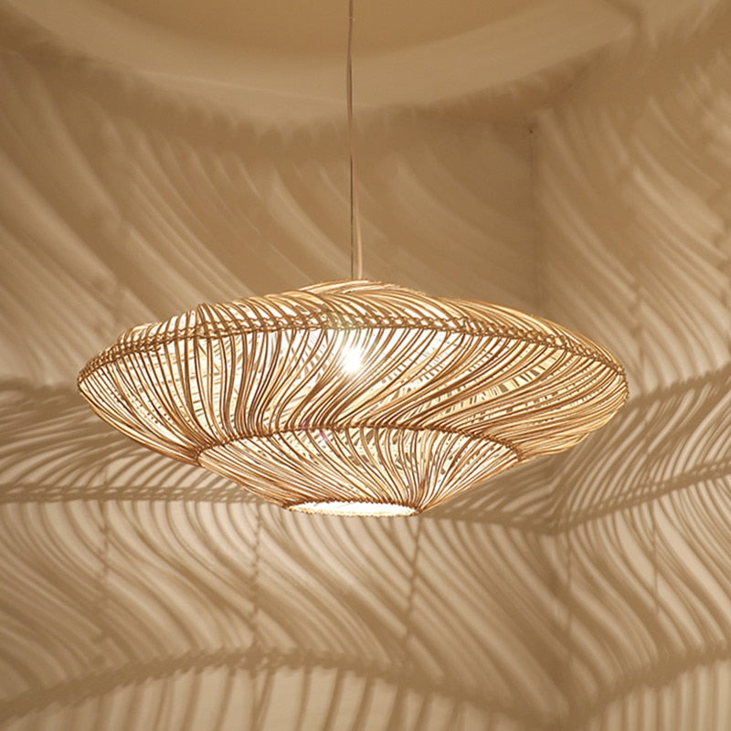 Lanzeo Rattan Pendant Light