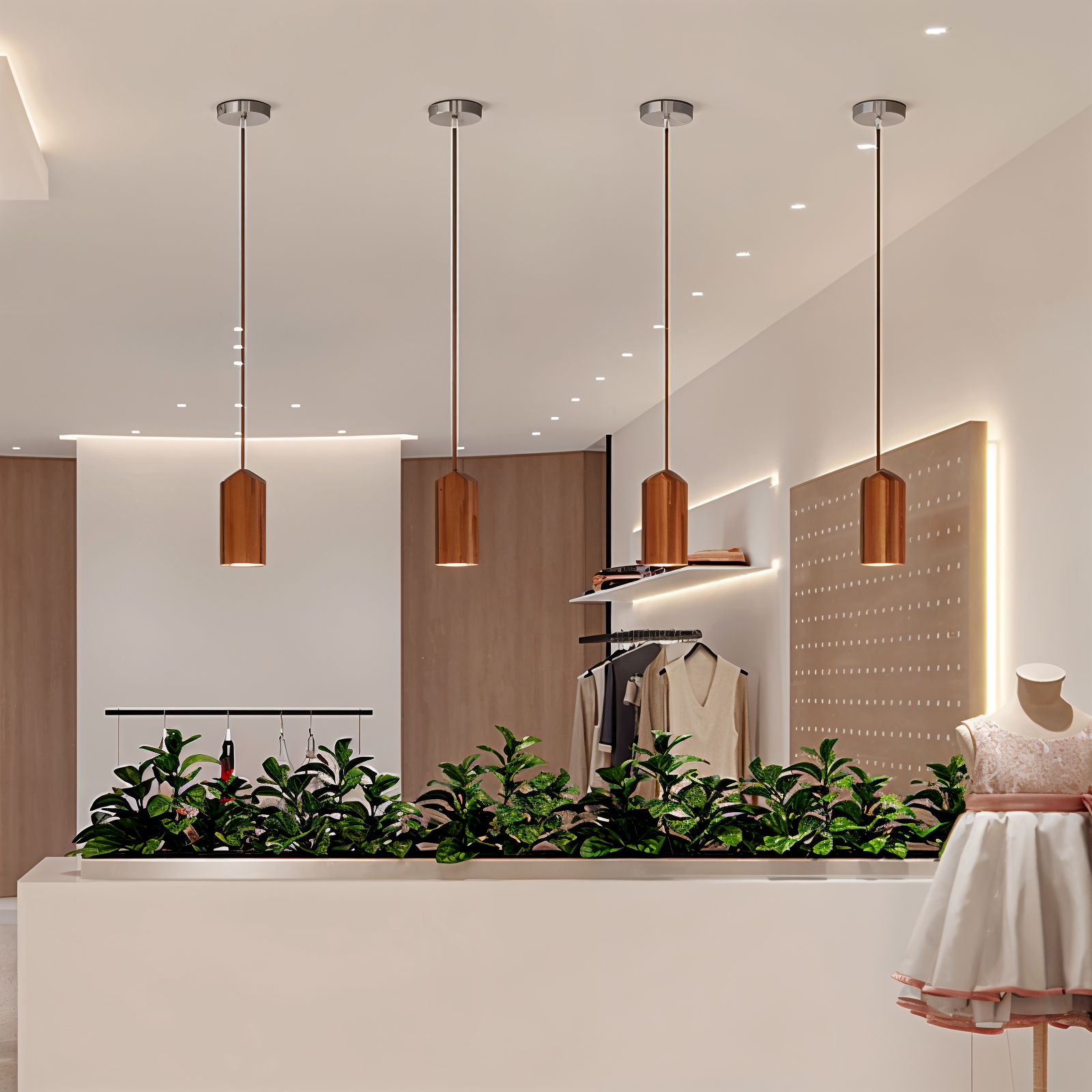 Zenvo Wooden Pendant Light