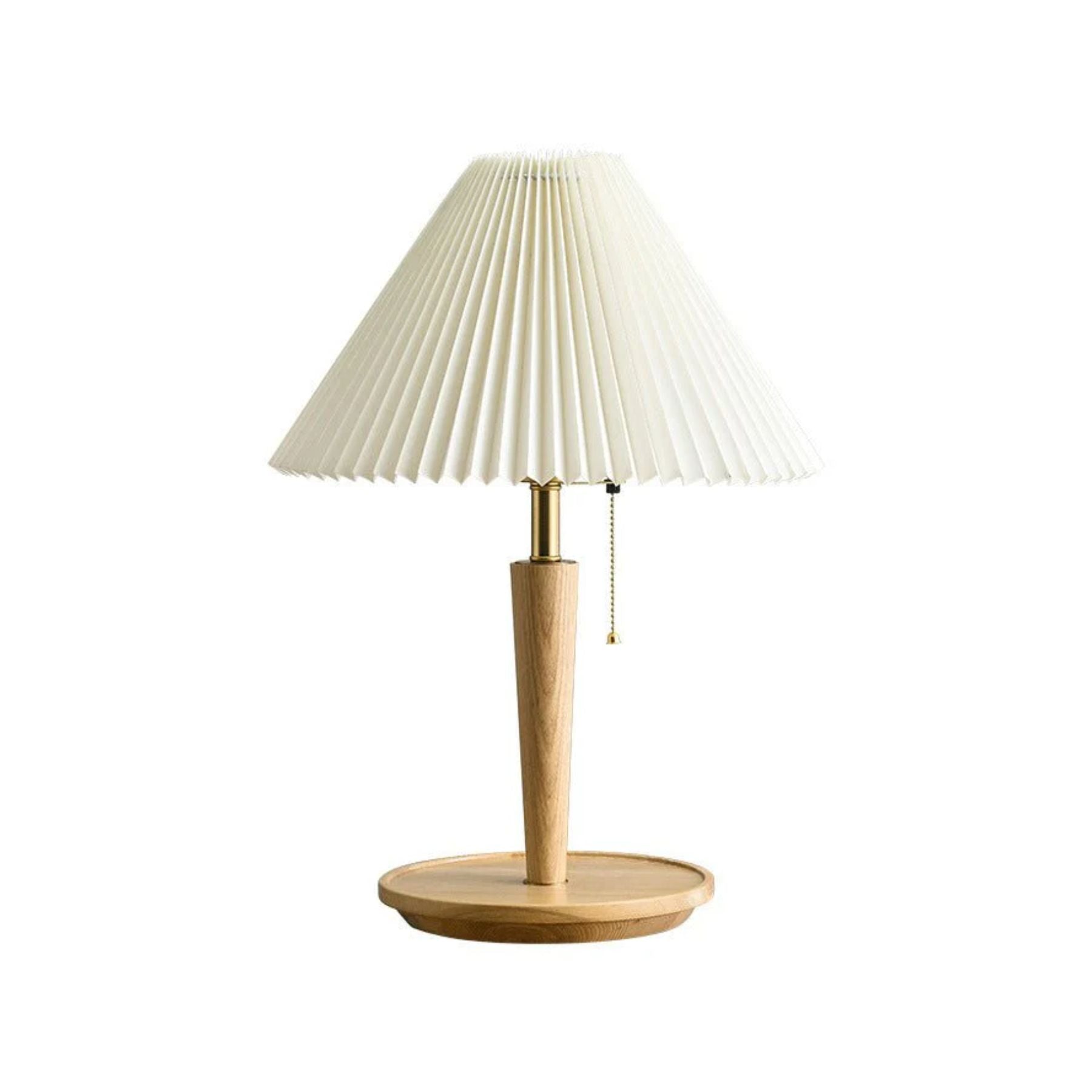 Lea Vintage Wooden Table Lamp