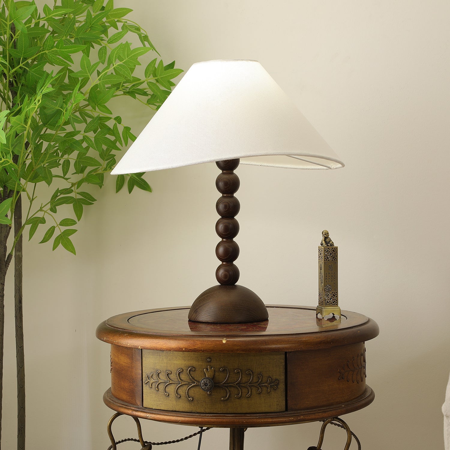 Logena Wooden Table Lamp
