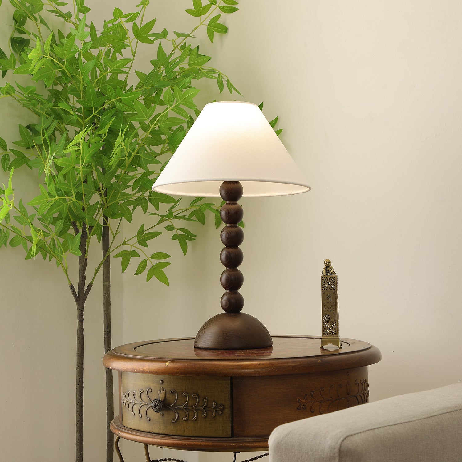 Logena Wooden Table Lamp