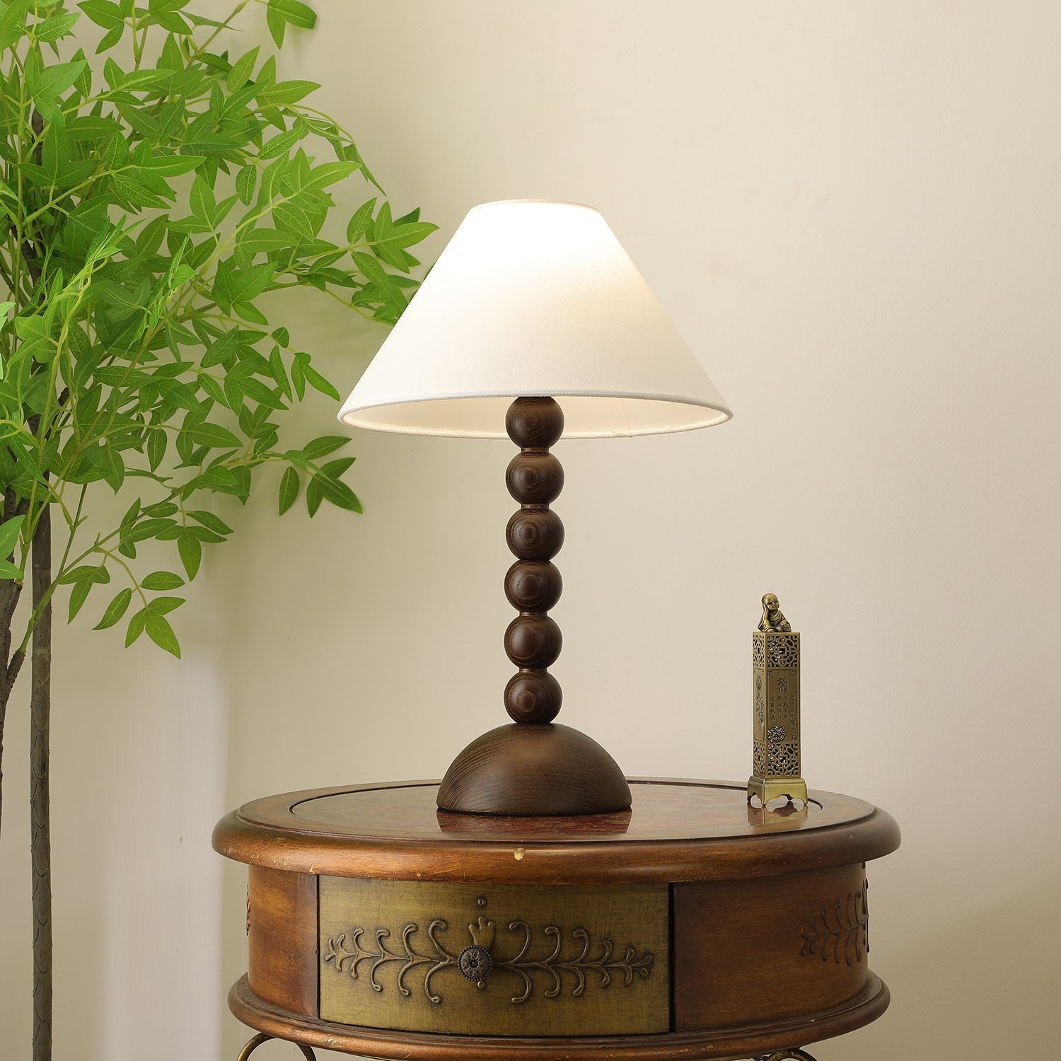 Logena Wooden Table Lamp