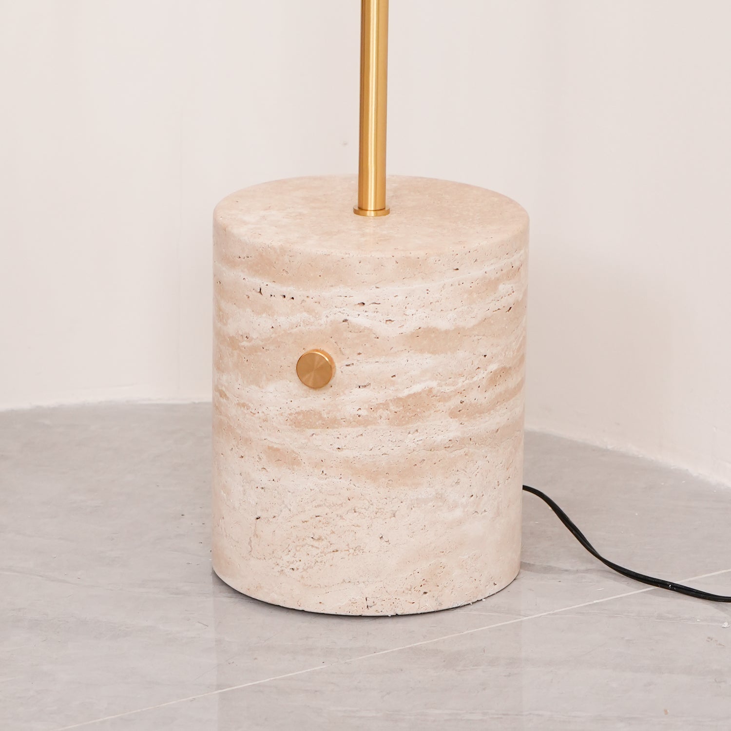 Jowesa Travertine Floor Lamp