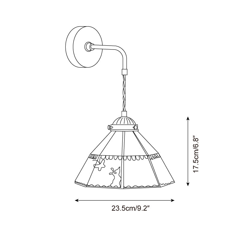 Melzo Tiffany Wall Light