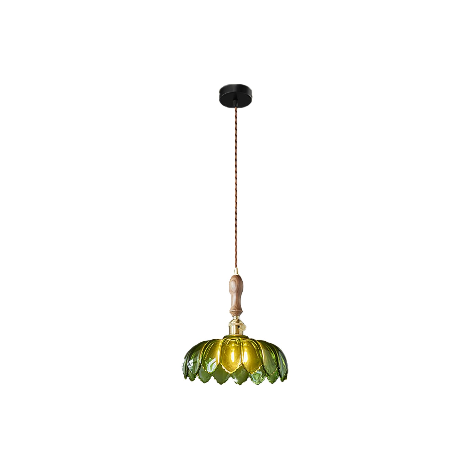 Fandero Flower Wood Design Pendant Light