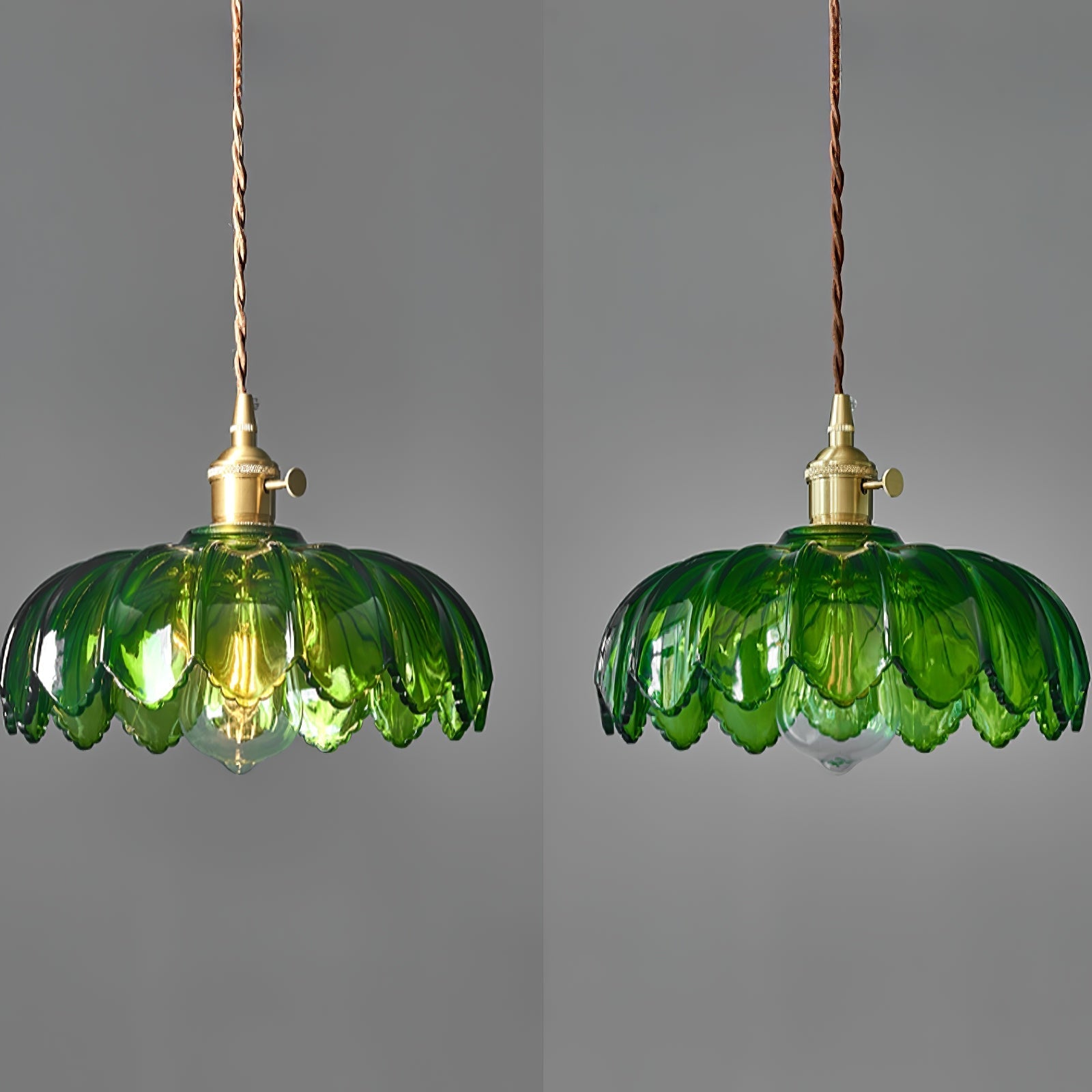 Fandero Flower Wood Design Pendant Light