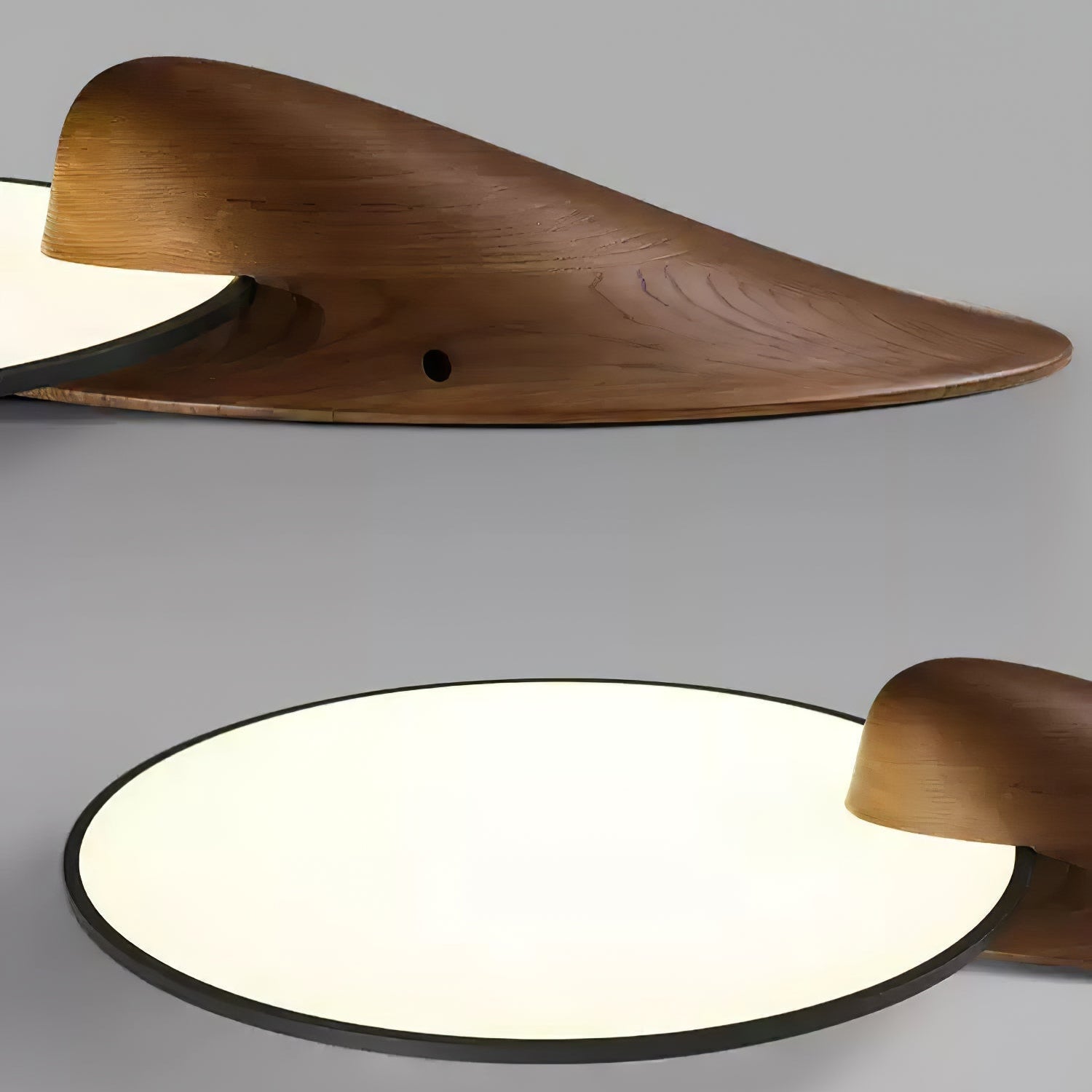 Yollen Disc Wooden Ceiling Light