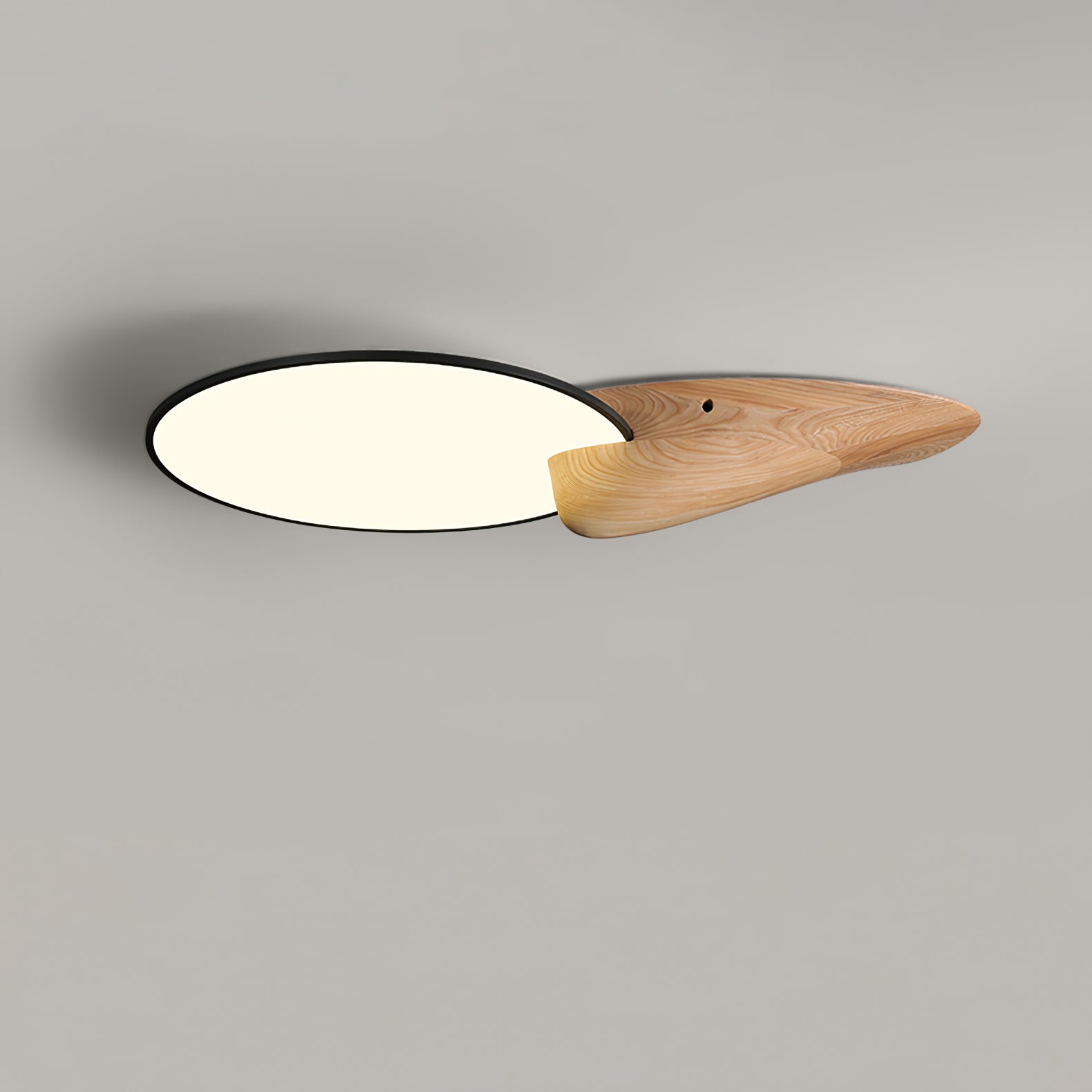 Yollen Disc Wooden Ceiling Light