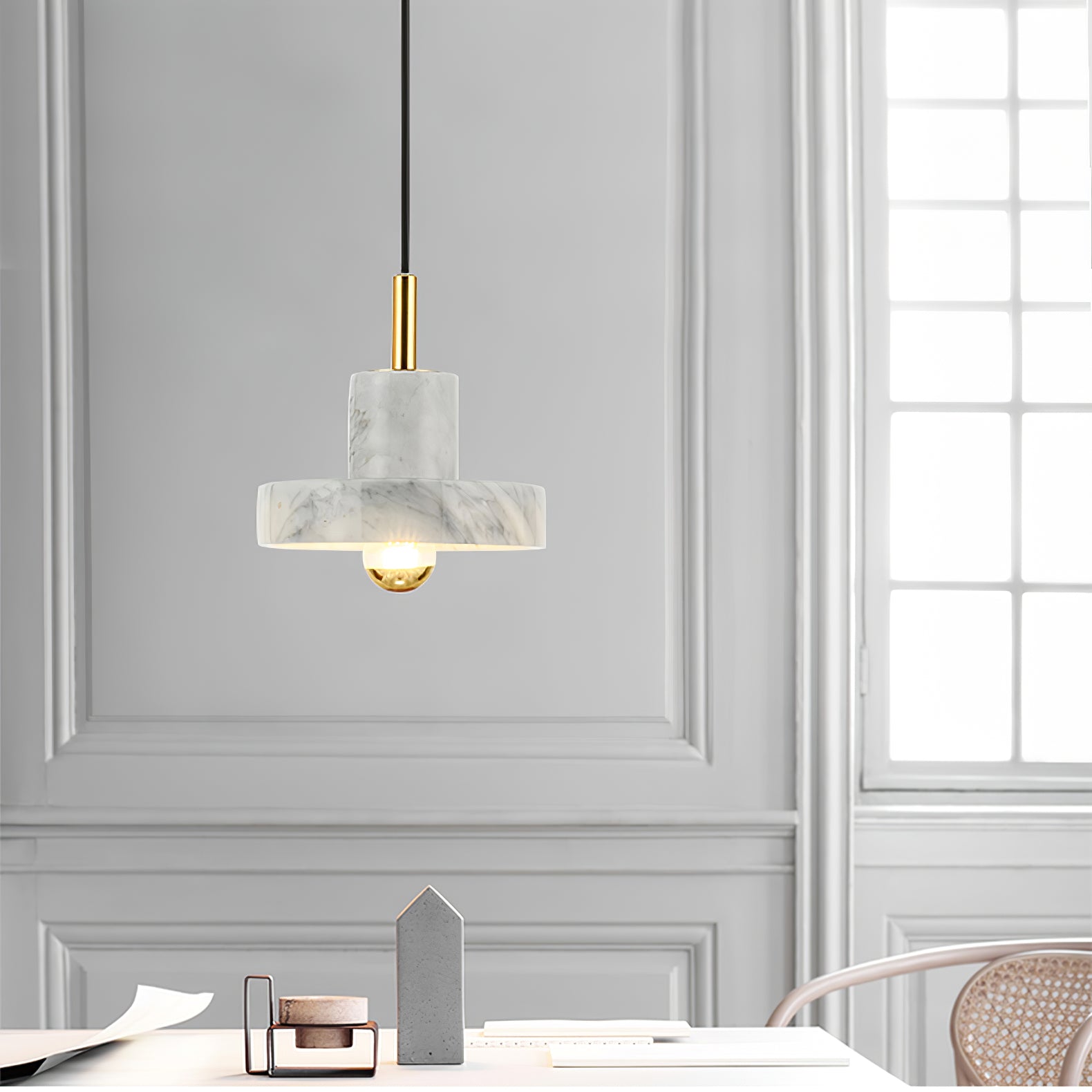 Aurea Marble Pendant Light