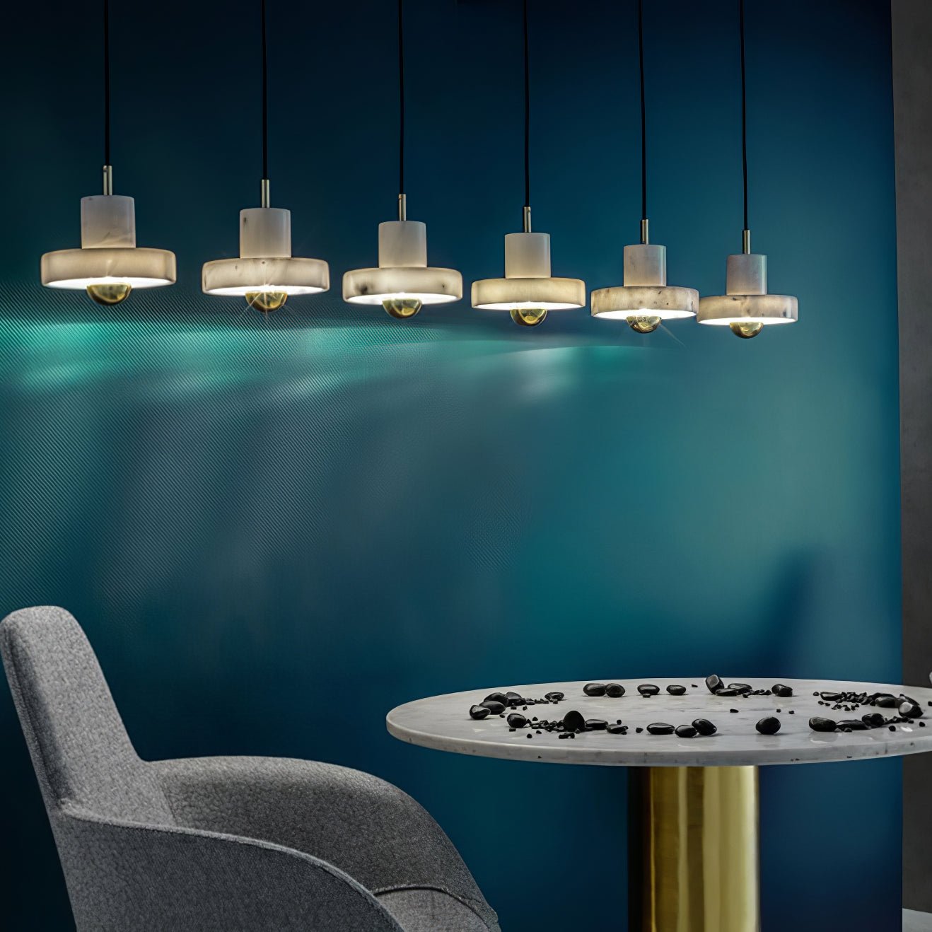 Aurea Marble Pendant Light