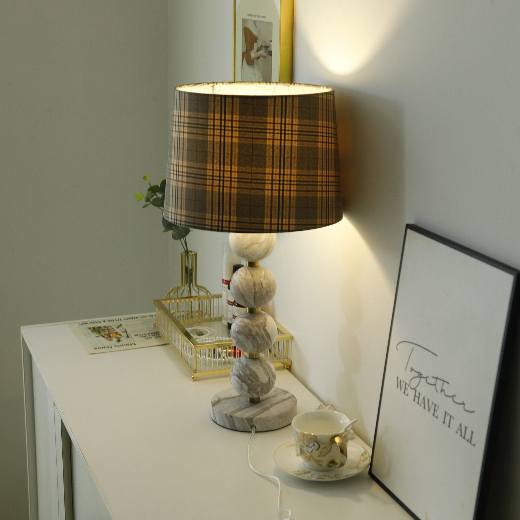 Merellis Marble Table Lamp