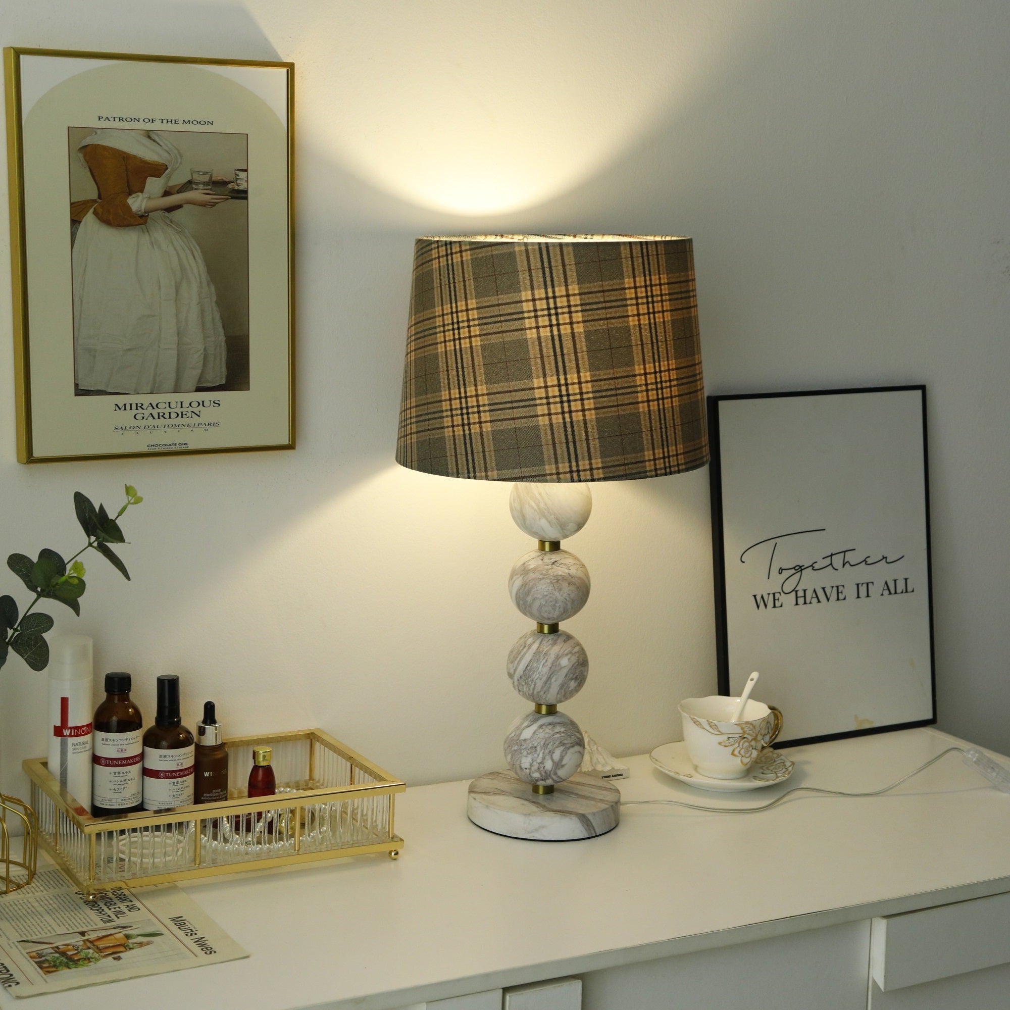 Merellis Marble Table Lamp