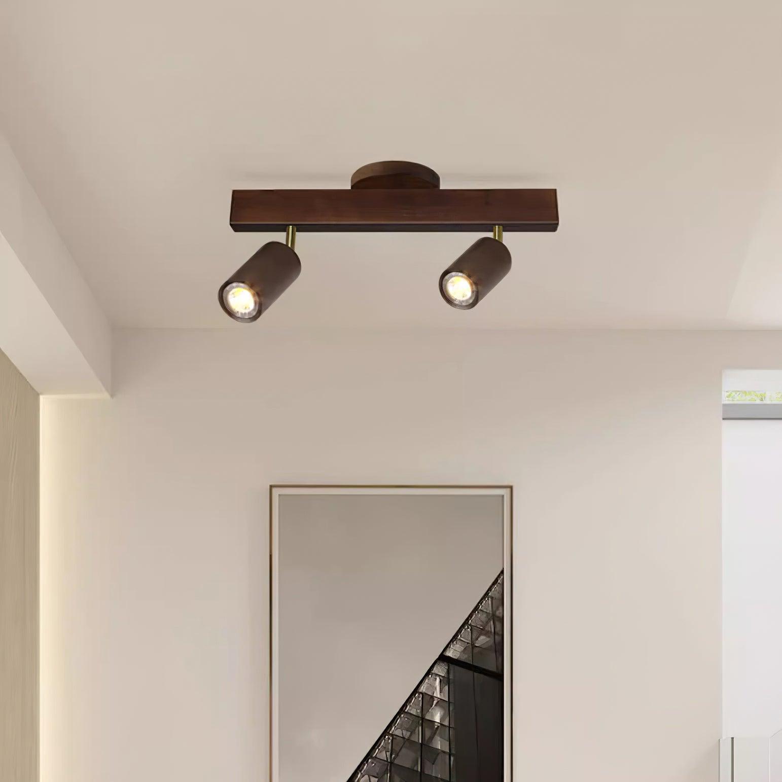 Lermo Wooden Track Ceiling Light