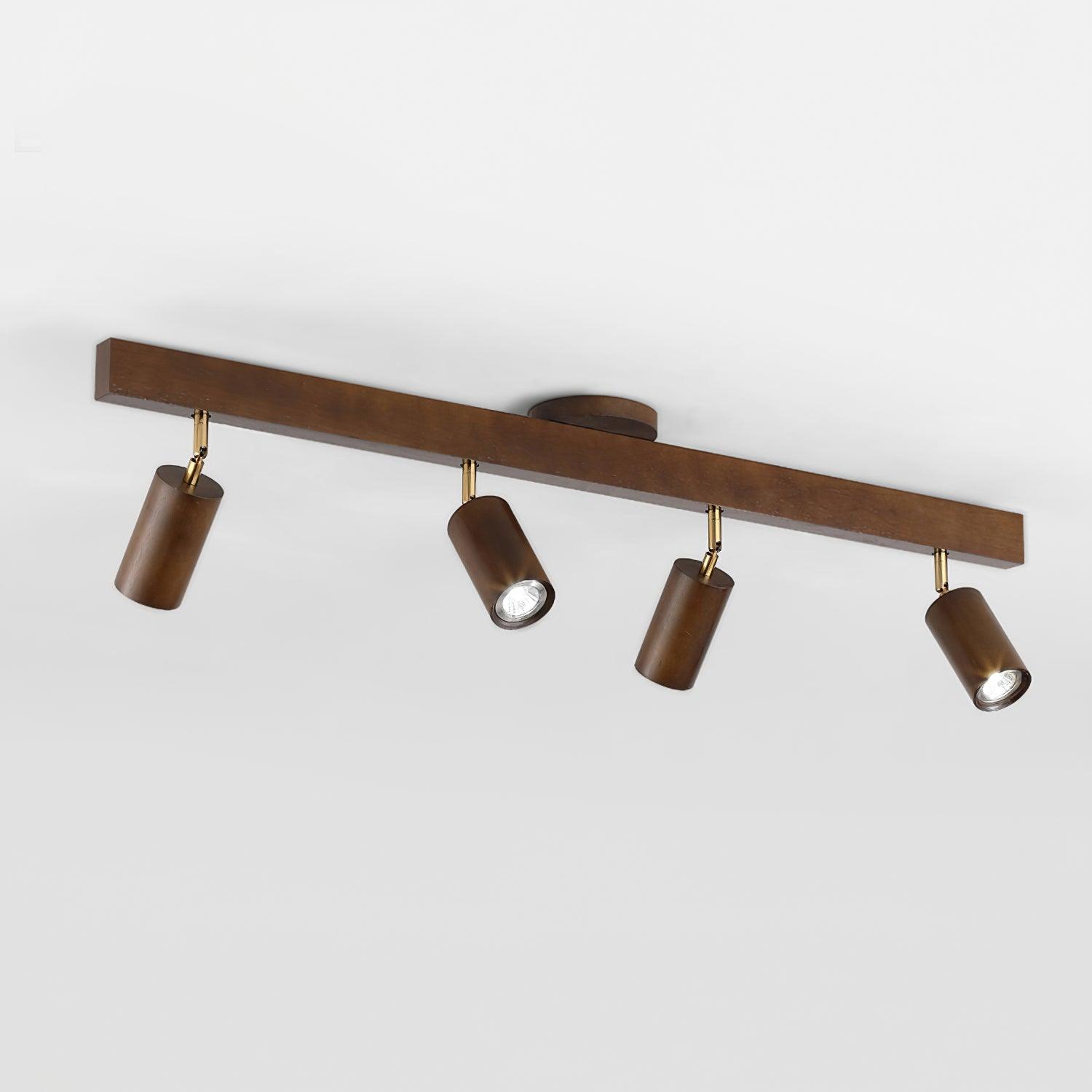 Lermo Wooden Track Ceiling Light