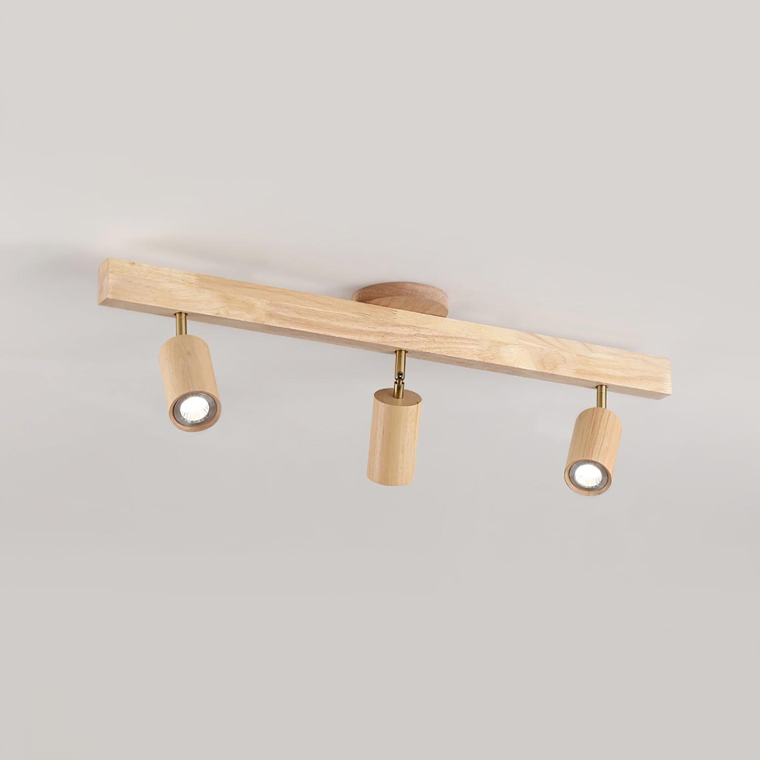 Lermo Wooden Track Ceiling Light