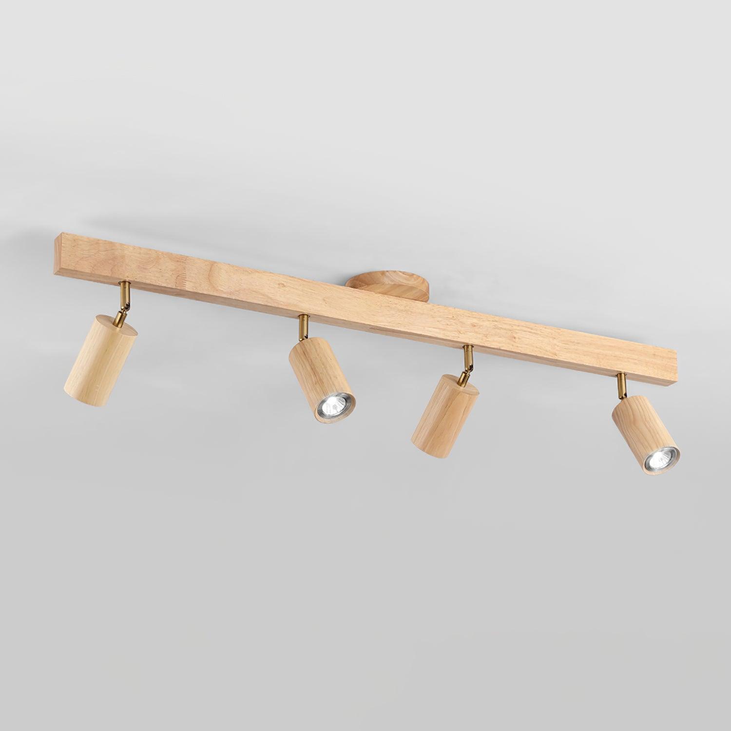 Lermo Wooden Track Ceiling Light