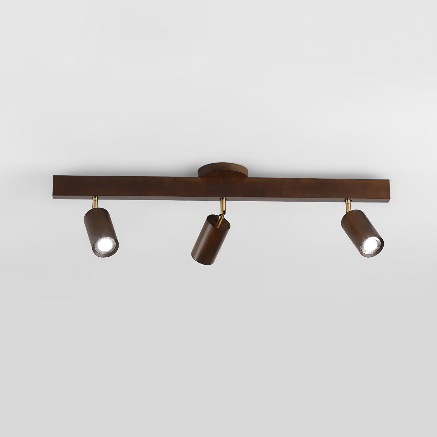 Lermo Wooden Track Ceiling Light