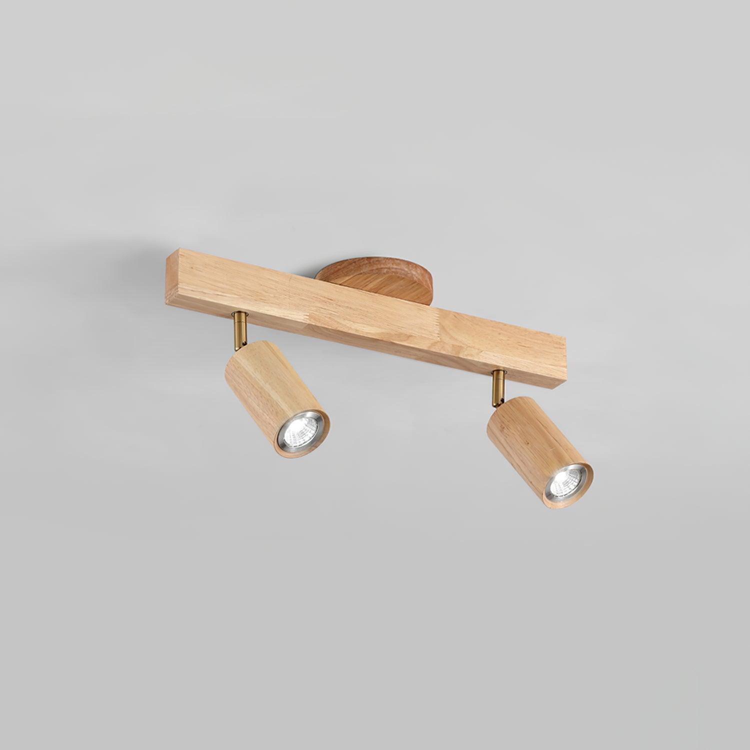 Lermo Wooden Track Ceiling Light