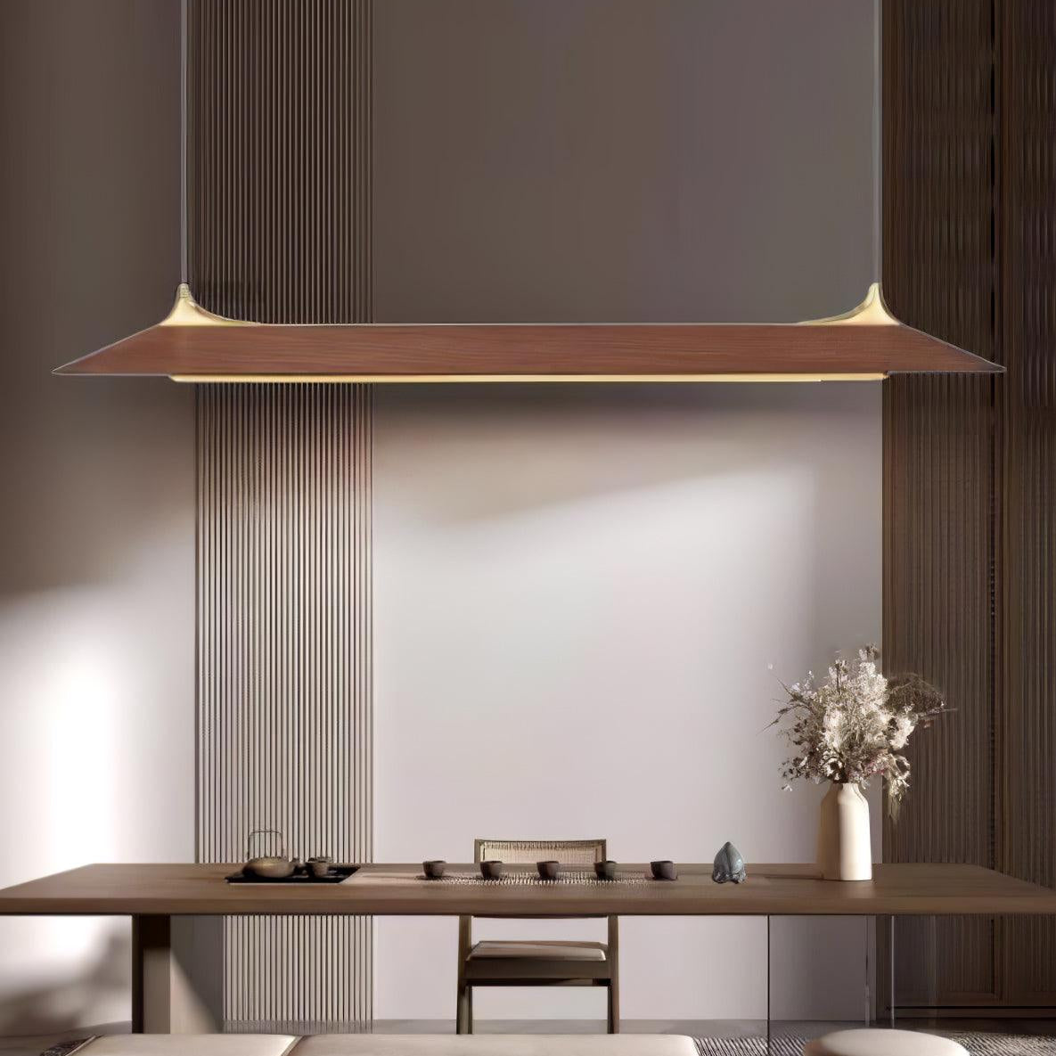 Monegga Wooden Pendant Light