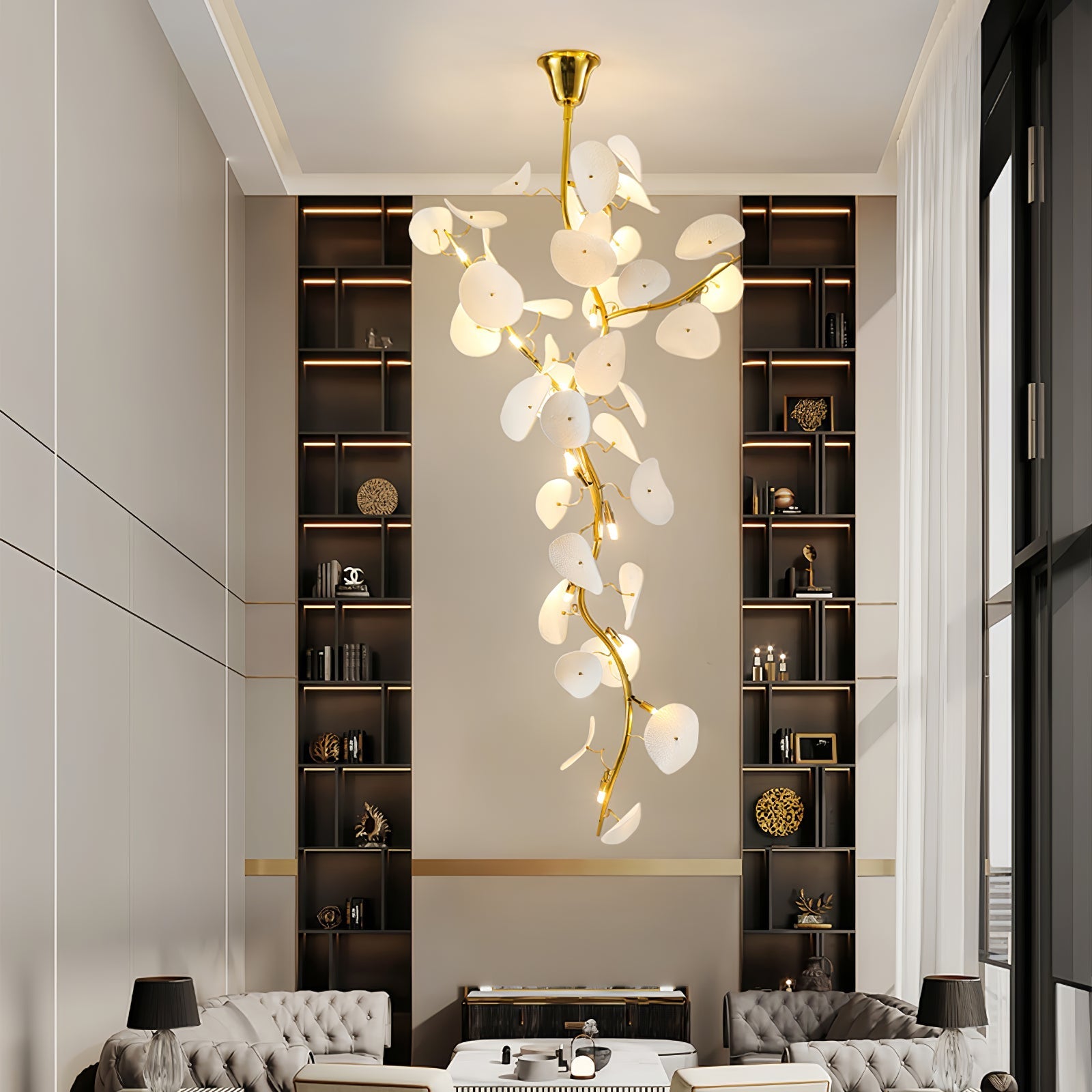 Nekatuza Flower Ceiling Light