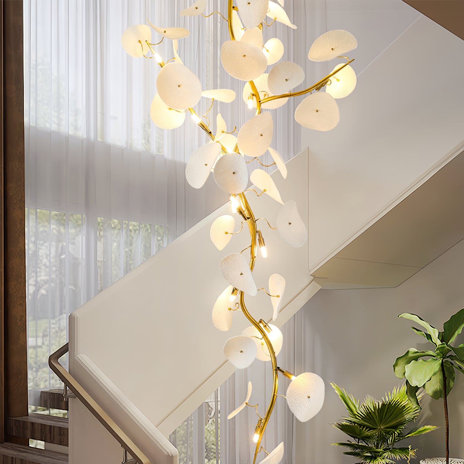 Nekatuza Flower Ceiling Light