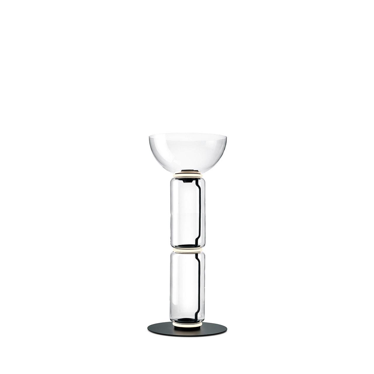 Teyylino Cylindrical Glass Floor Lamp
