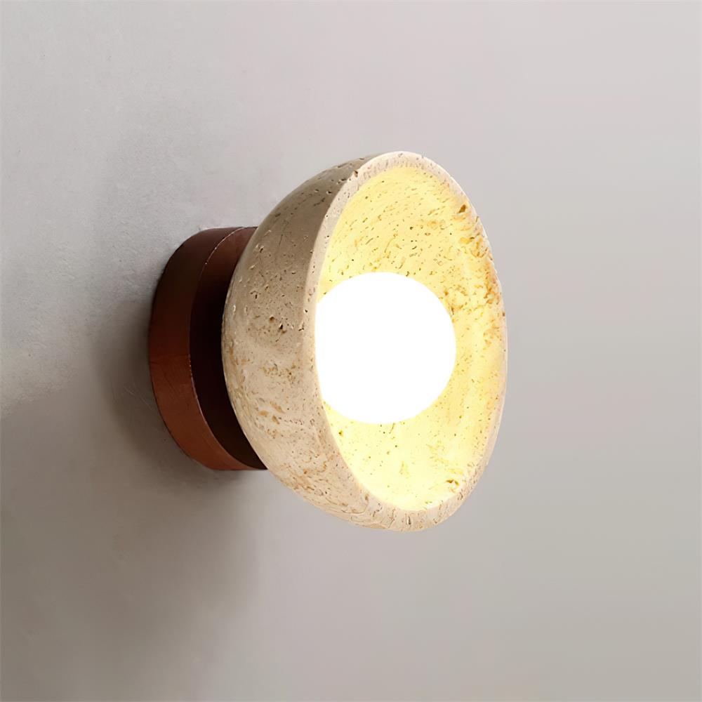 Trivona Travertine Wall Light