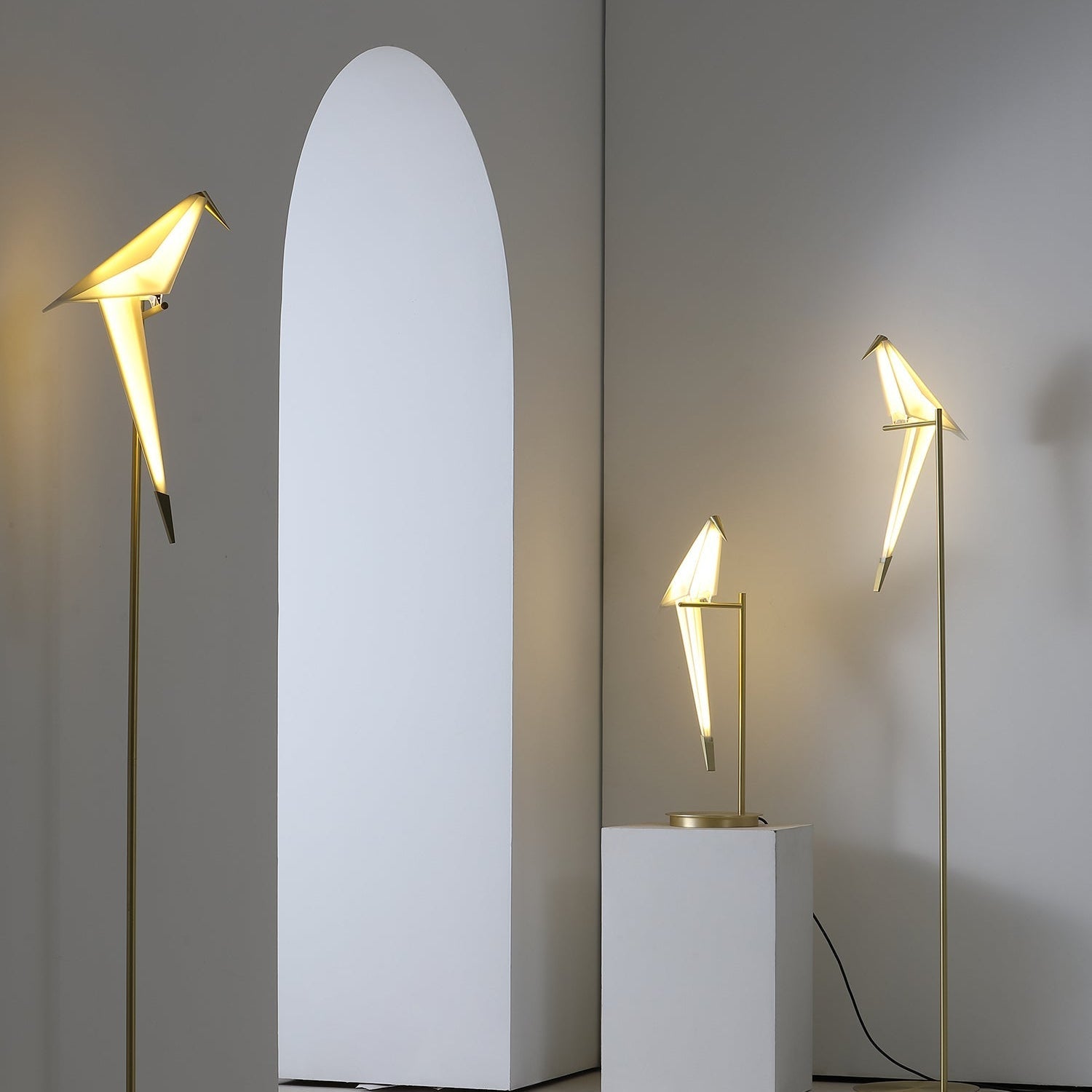 Feo Paper Origami Crane Floor Lamp