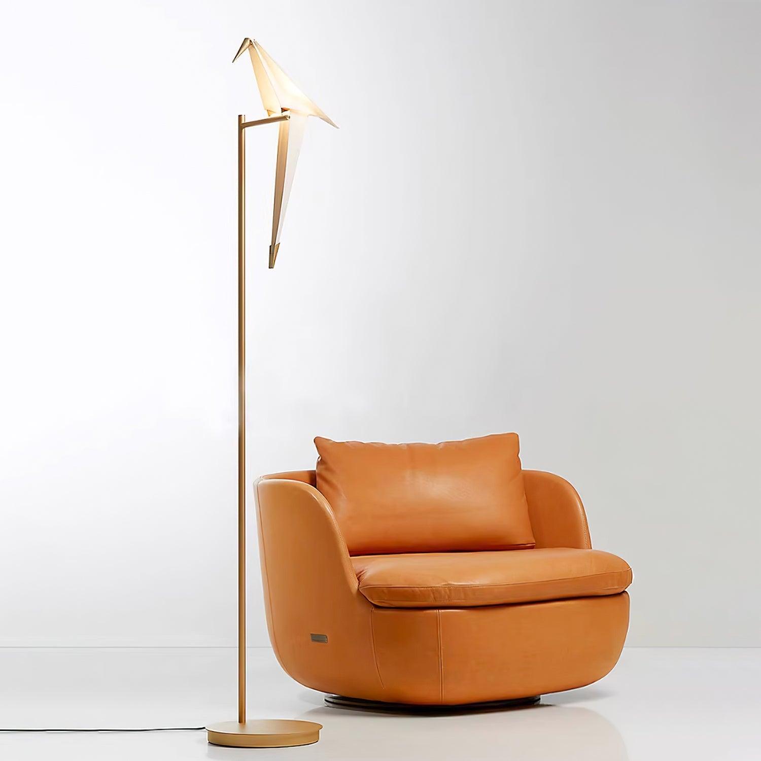 Feo Paper Origami Crane Floor Lamp