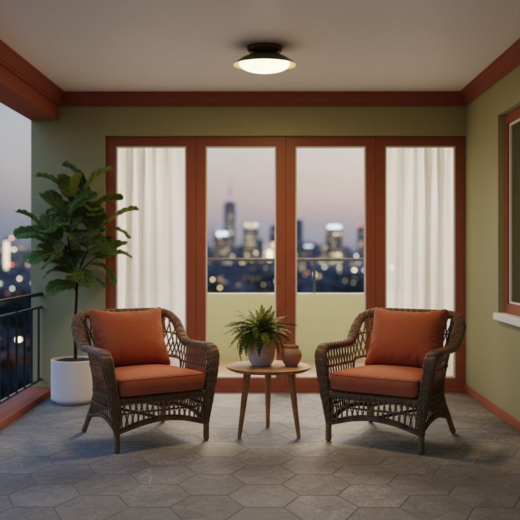 Jivo Outdoor Ceiling Light
