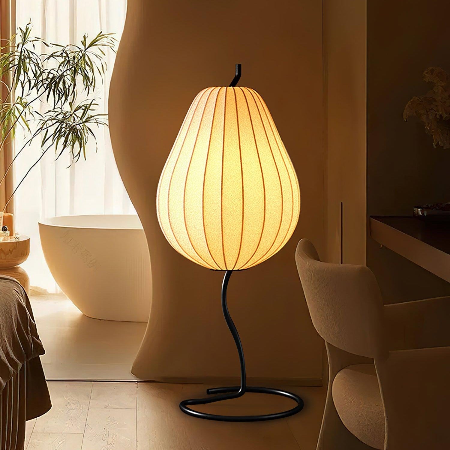 Perzan Pear-Shaped Floor Lamp