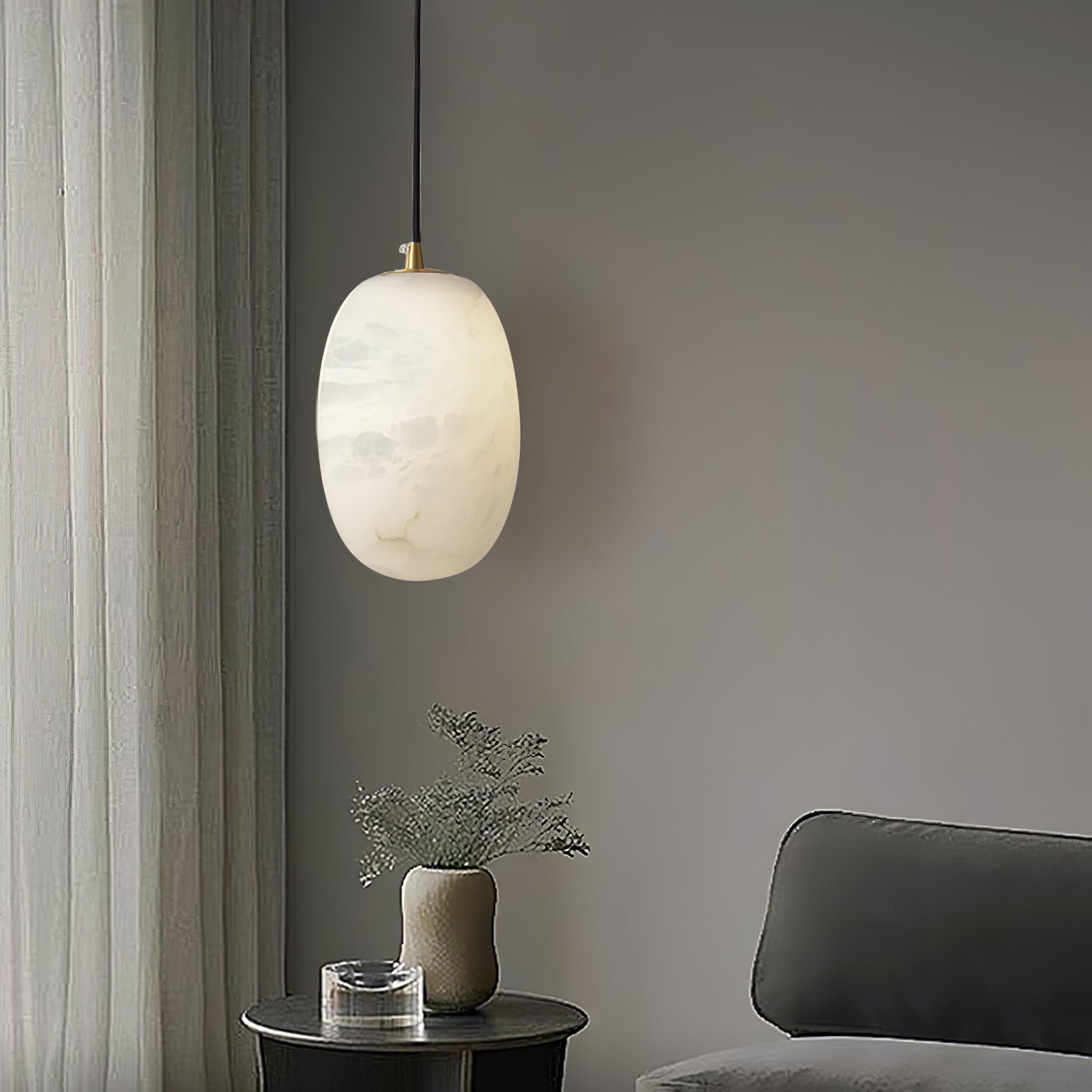 Podan Alabaster Pendant Light
