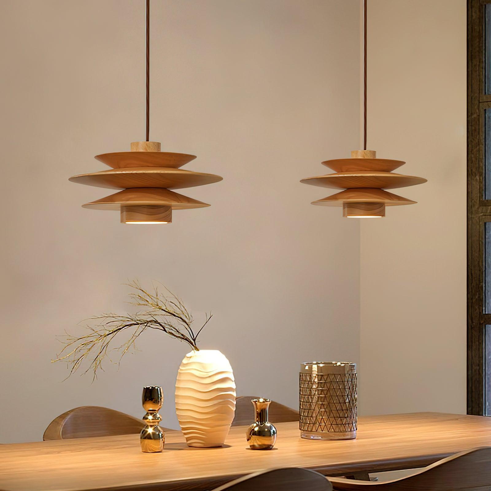 Zarini Wooden Pendant Light