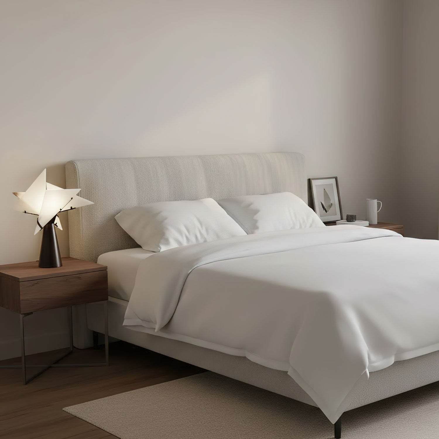 Seko Four Alabaster Blade Table Lamp