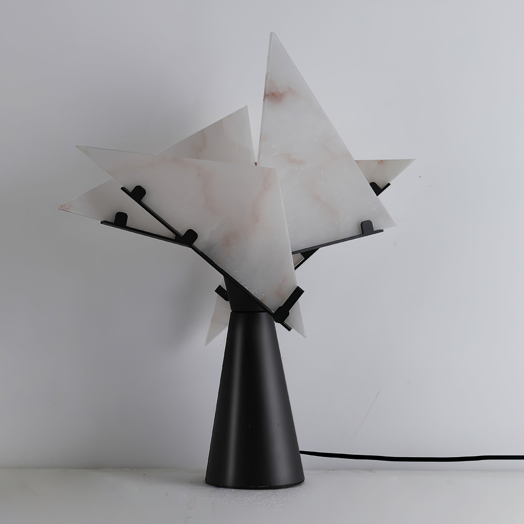 Seko Four Alabaster Blade Table Lamp