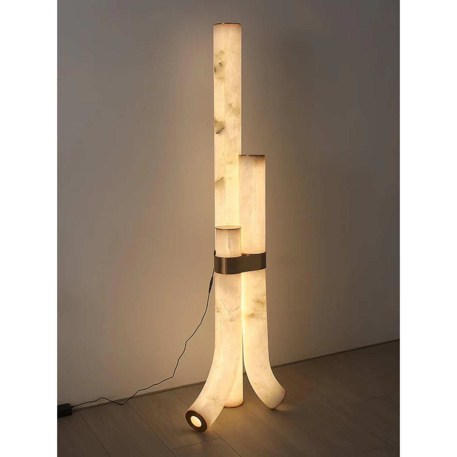 Pylese Triple Alabaster Floor Lamp