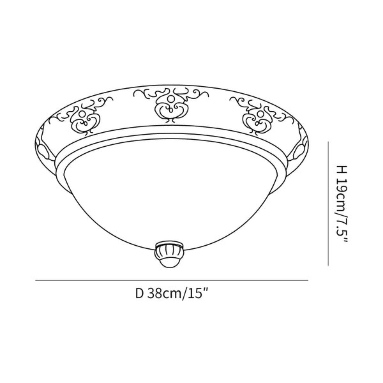Bafoles Ceiling Light