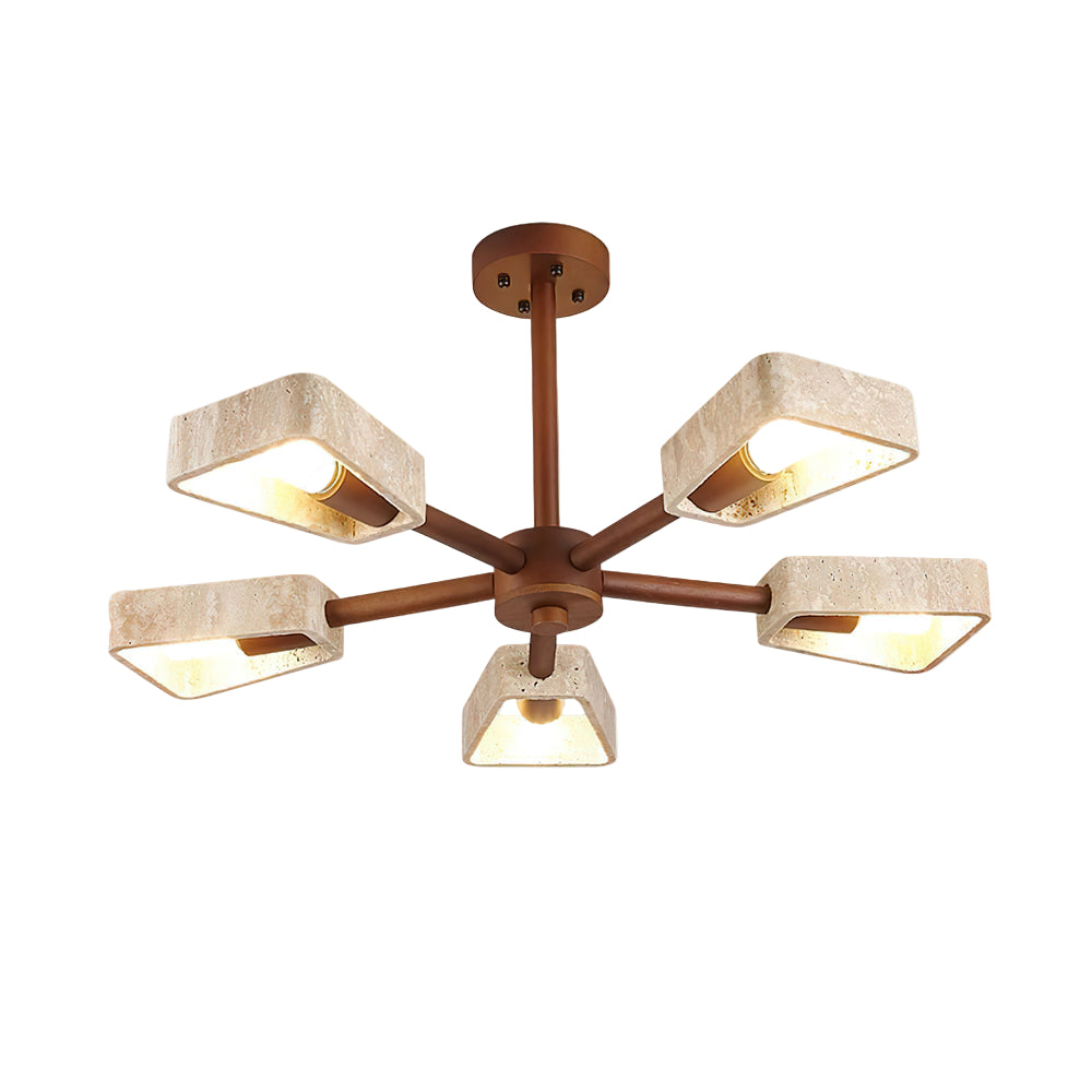 Welton Natural Stone Ceiling Light