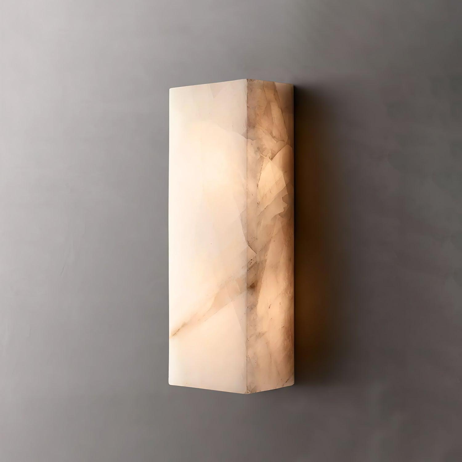 Rectangular Alabaster Wall Light