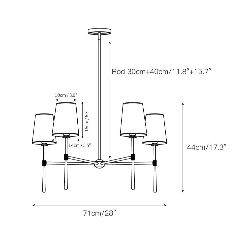 Kivino Round Chandelier