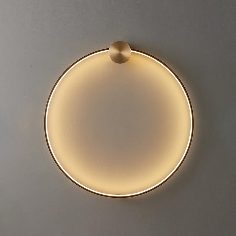 Ringled Arc Wall Light