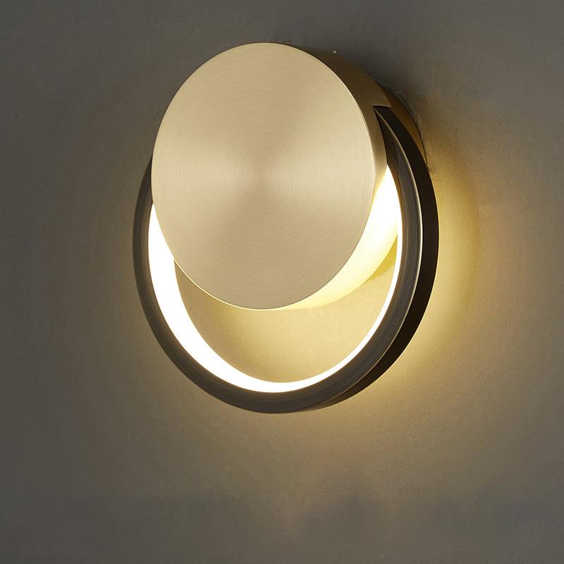 Ringled Arc Wall Light