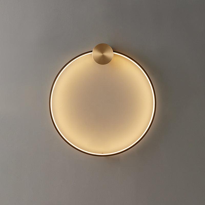 Ringled Arc Wall Light