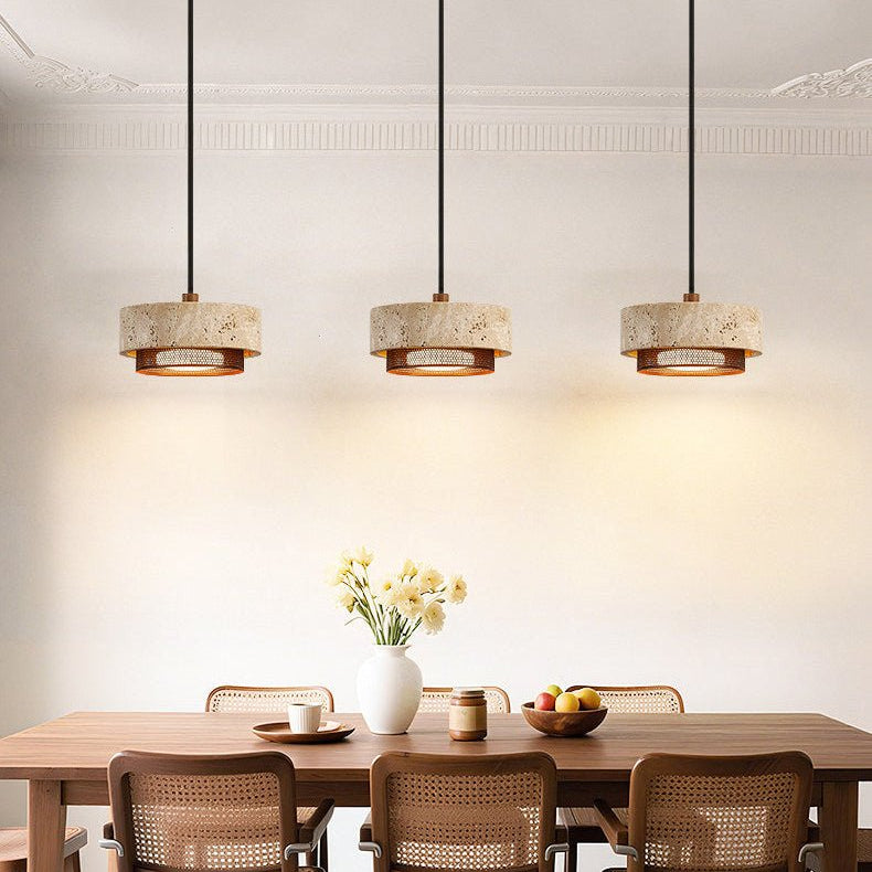 Venna Travertine Pendant Light
