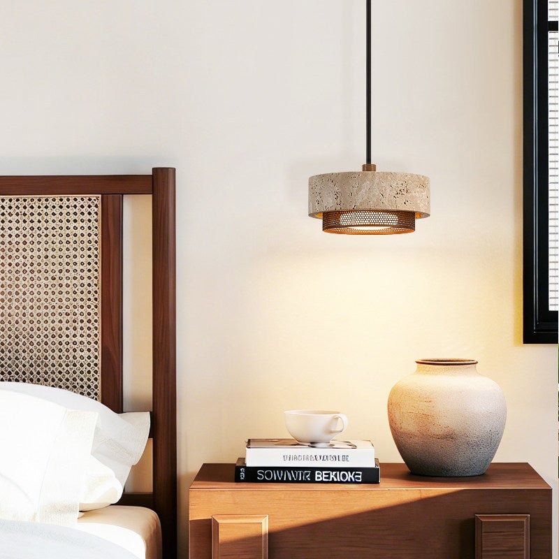 Venna Travertine Pendant Light