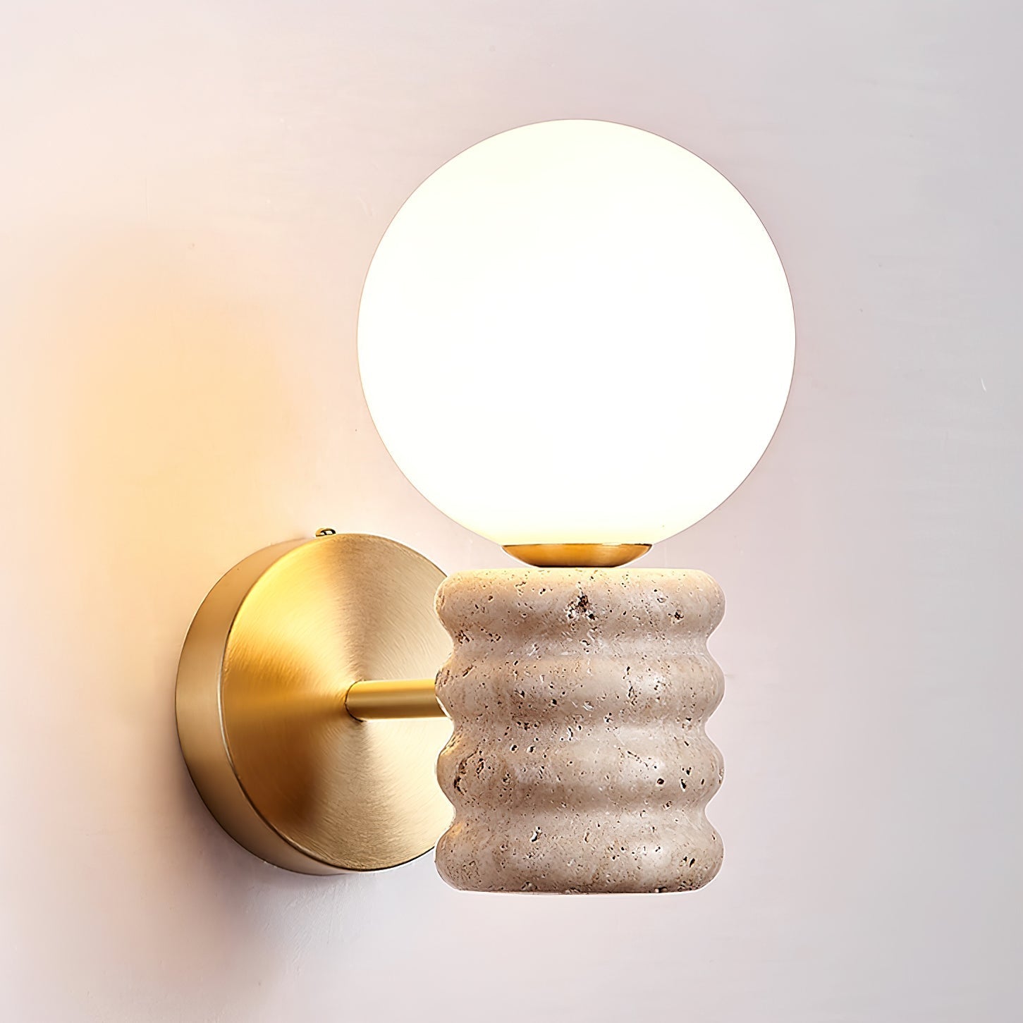 Remo Travertine Wall Light