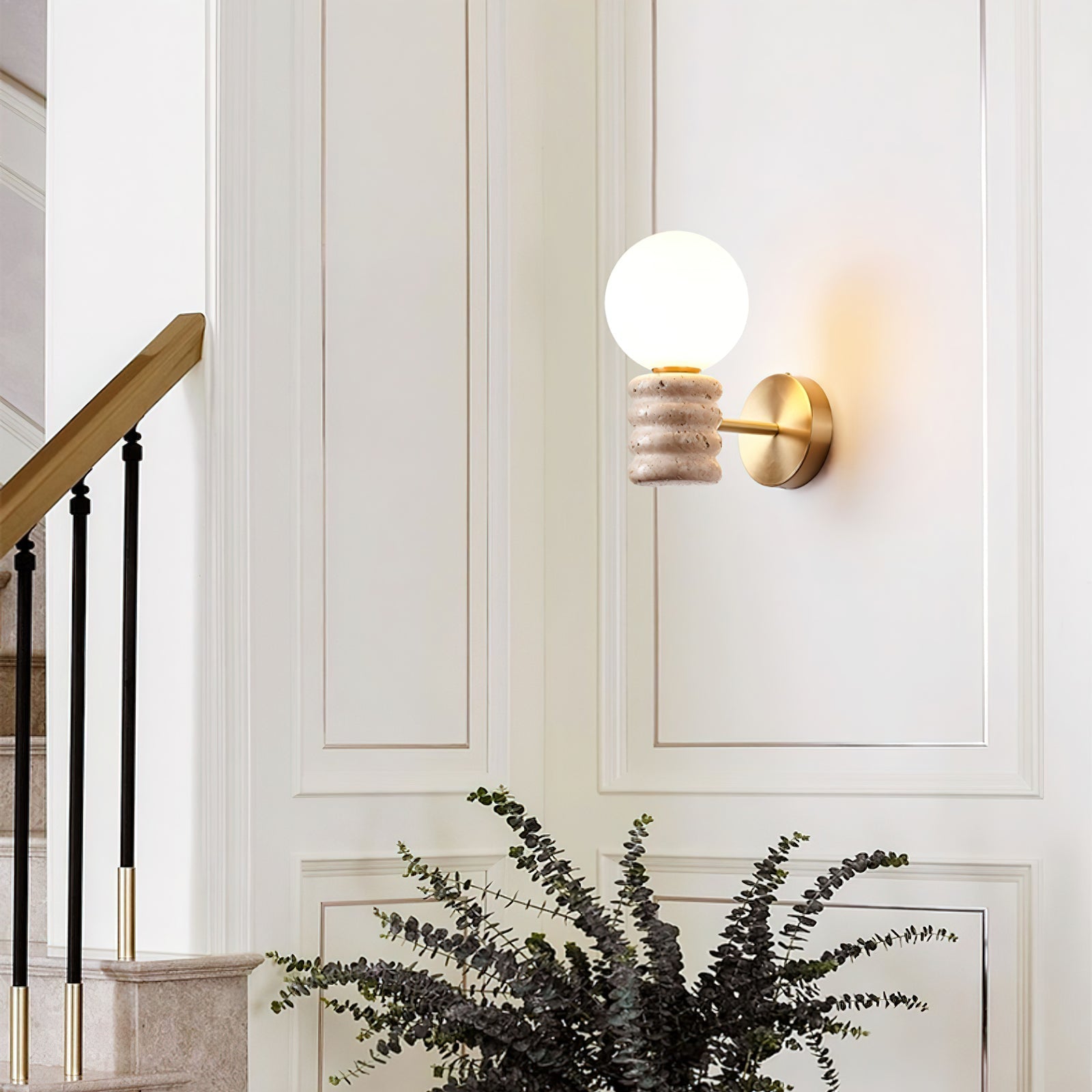 Remo Travertine Wall Light