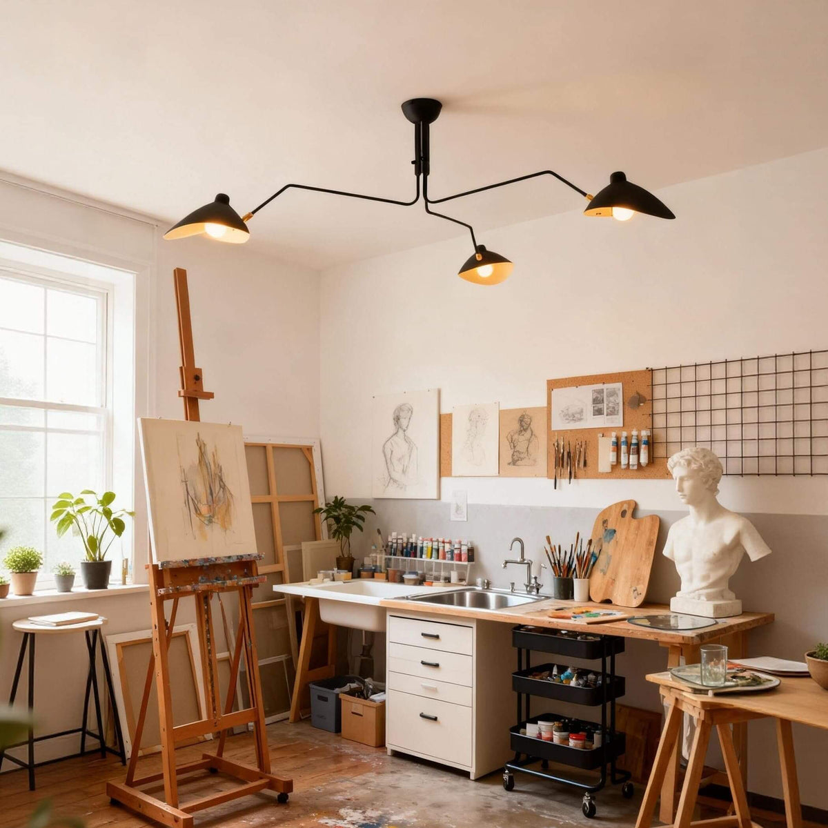 Samavar Linear Ceiling Light
