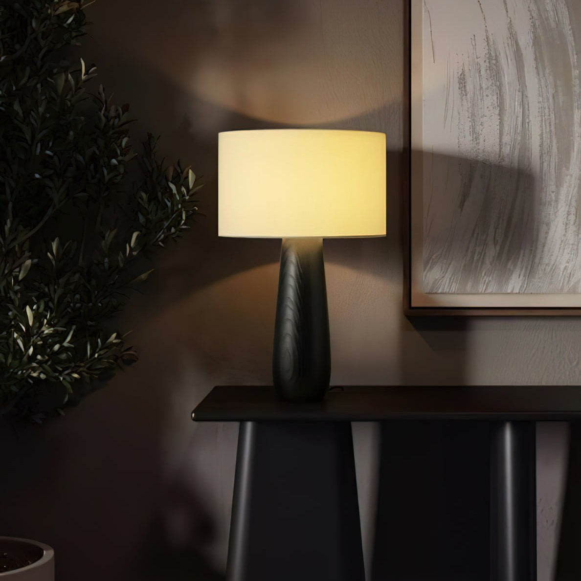 Sirenno Wooden Table Lamp